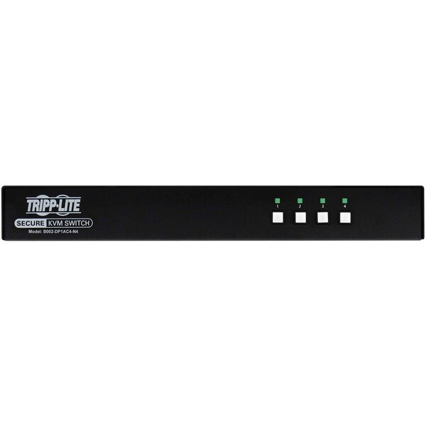 Tripp Lite SECURE KVM SWITCH 4-PORT DP TO DP 4K - B002-DP1AC4-N4