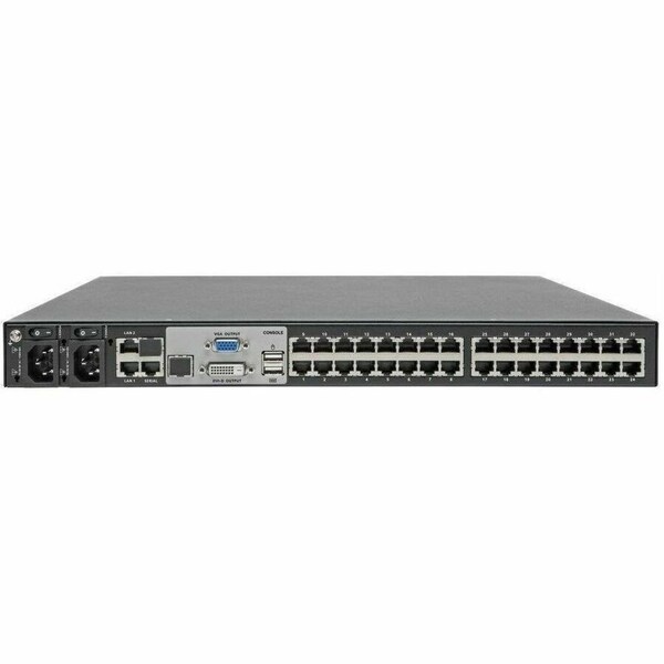 Tripp Lite 32-PORT CAT5 KVM OVER IP SWITCH WITH VIRTUAL MEDIA - 1 LOCAL & 1 REMOTE USER, 1U - B064-032-01-IPG