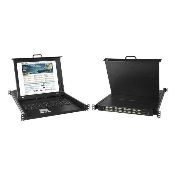 Network Technologies 17 Inch Vga Usb Kvm Drawer Wit, RACKMUX-V17-N-8USBHDUT - RACKMUX-V17-N-8USBHDUT