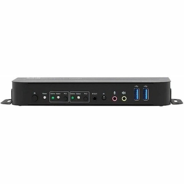 Tripp Lite 2-PORT DISPLAYPORT/USB KVM SWITCH 4K 60 HZ, HDR, HDCP 2.2, IR, DP 1.4, USB SHARI - B005-DPUA2-K