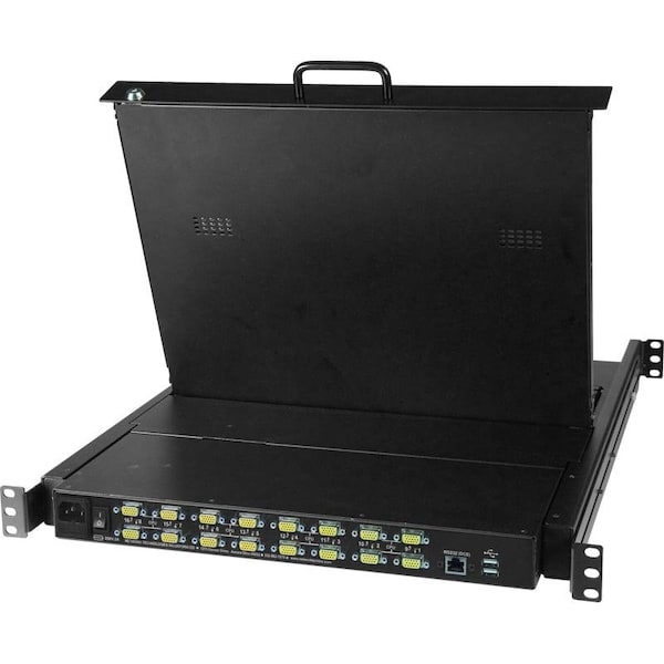 Network Technologies 17 Inch High Resolution Vga Us, RACKMUX-V17HR-N-8USBHD - RACKMUX-V17HR-N-8USBHD