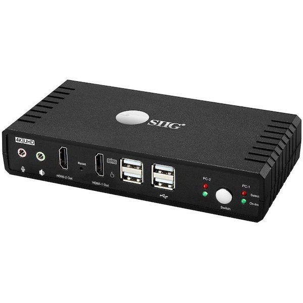 Siig 2P HDMI  DUAL-HEAD KVM WITH USB 2.0 - CE-KV0911-S1
