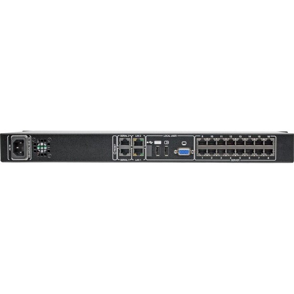 Tripp Lite 16 Port 1U Rackmount Cat5 KVM - B0720161IP