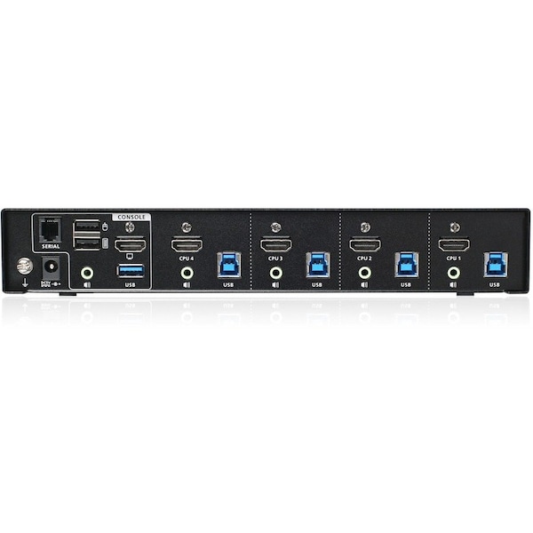 Iogear 4Port 4K KVM w HDMI USB  Audio - GCS1934H
