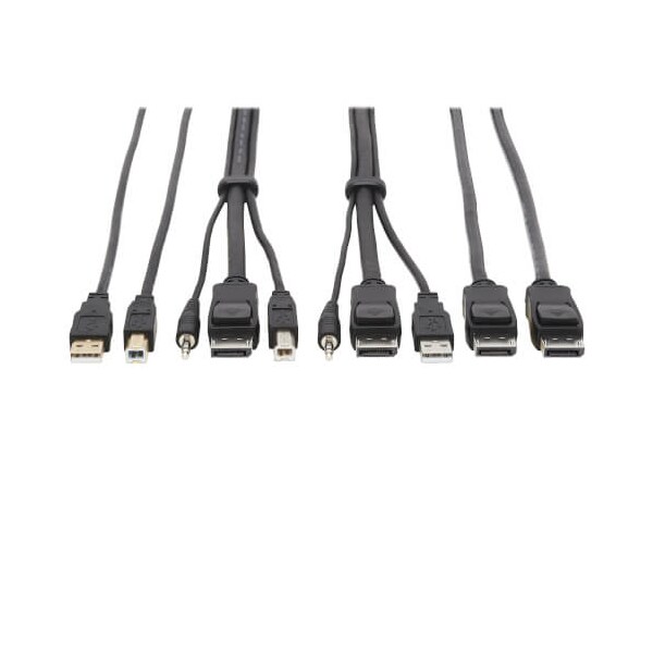 Tripp Lite Displayport Kvm Cable Kit 4K U, P783-010-DPU - P783-010-DPU