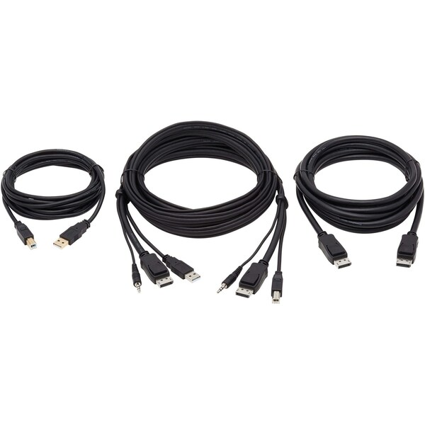Tripp Lite Displayport Kvm Cable Kit 4K U, P783-010-DPU - P783-010-DPU