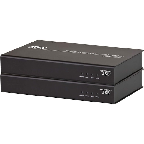 Aten Usb 2.0 Dvi Hdbaset Kvm Extender Up To 300 Ft - CE610A