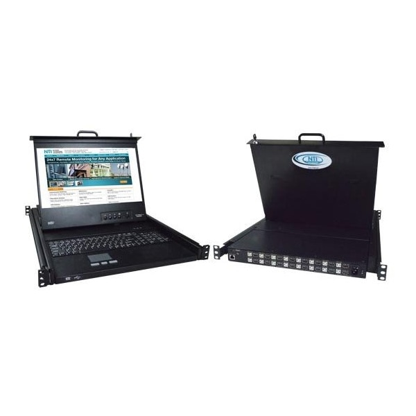 Network Technologies Rackmount 4K Kvm Drawer With 4, RACKMUX-4K17-N-8HD4K - RACKMUX-4K17-N-8HD4K