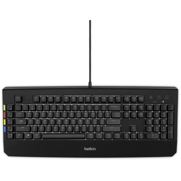 Belkin BELKIN 2-4-8 PORT SECURE KVM REMOTE CONTROL W/INTEGRATED KEYBOARD - F1DN008KBD
