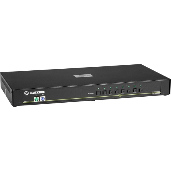 Black Box Secure Niap 3.0 Kvm Switch - Single-Head, Dvi-I, Ps/2, 8-Port - SS8P-SH-DVI-U