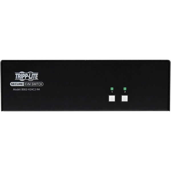Tripp Lite SECURE KVM SWITCH 2PORT DUAL HEAD HDMI TO HDMI 4K NIAP PP4.0 CAC - B002-H2AC2-N4