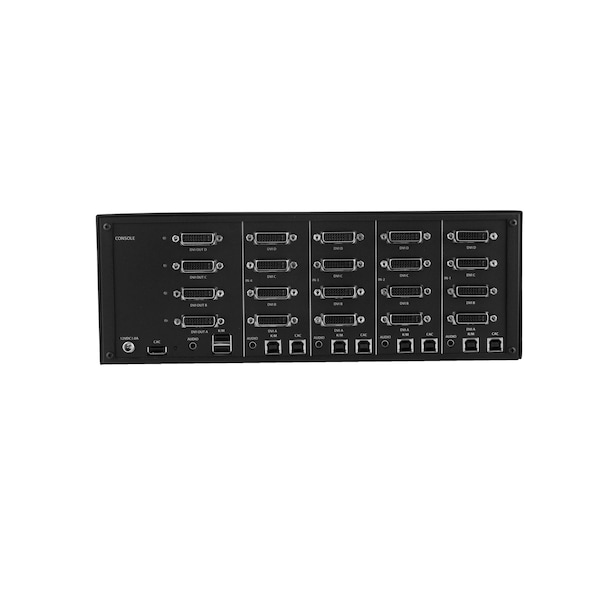 Black Box Secure Niap 3.0 Kvm Switch - Quad-Head, Hdmi, Cac, 4K, 4-Port - SS4P-QH-DVI-UCAC
