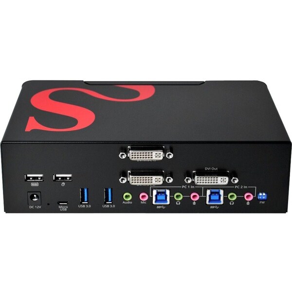 Siig 2X1 DUAL-LINK DVI-D KVM CONSOLE SWITCHER, 4K 30HZ DUAL-LINK, 1920X1200 60HZ SIN - CE-DV0111-S1