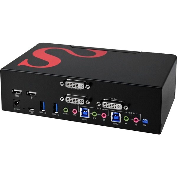 Siig 2X1 DUAL-LINK DVI-D KVM CONSOLE SWITCHER, 4K 30HZ DUAL-LINK, 1920X1200 60HZ SIN - CE-DV0111-S1