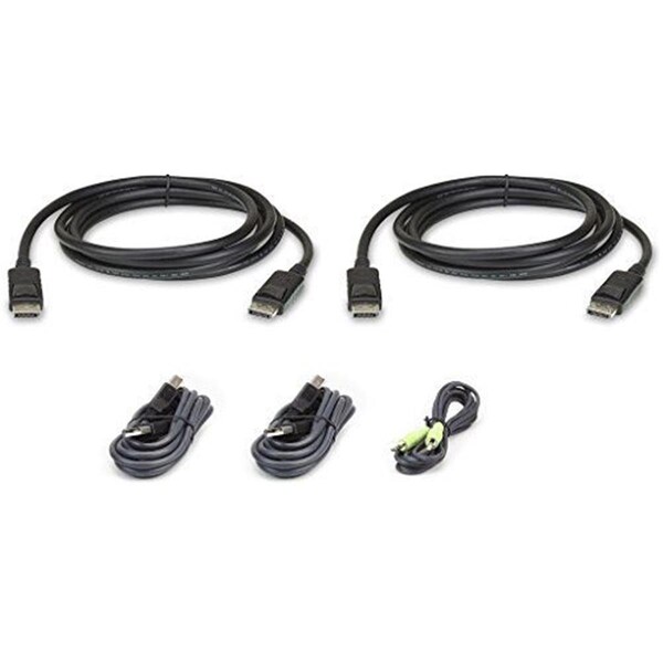 Aten Aten  6 ft. Dual Display DisplayPort Secure KVM Cable - 2L7D02UDPX5