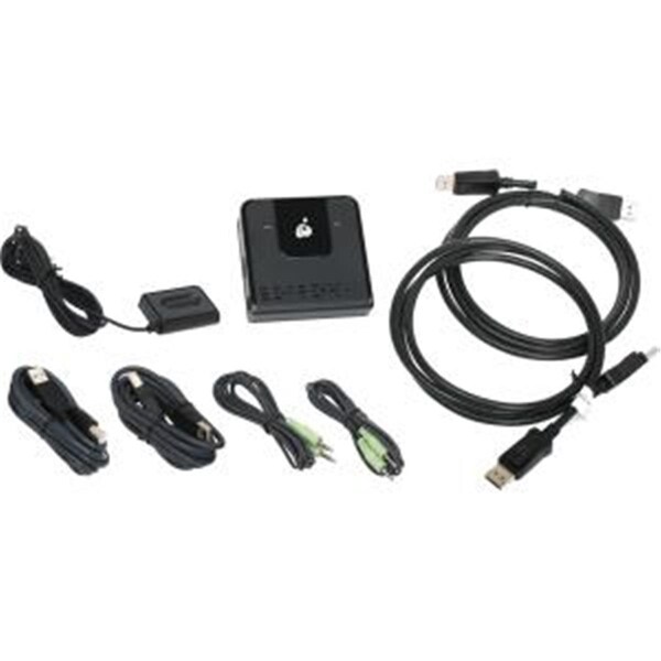 Iogear 2 Port DP KVM Switch with 4K High Defenition Video - GCS62DP
