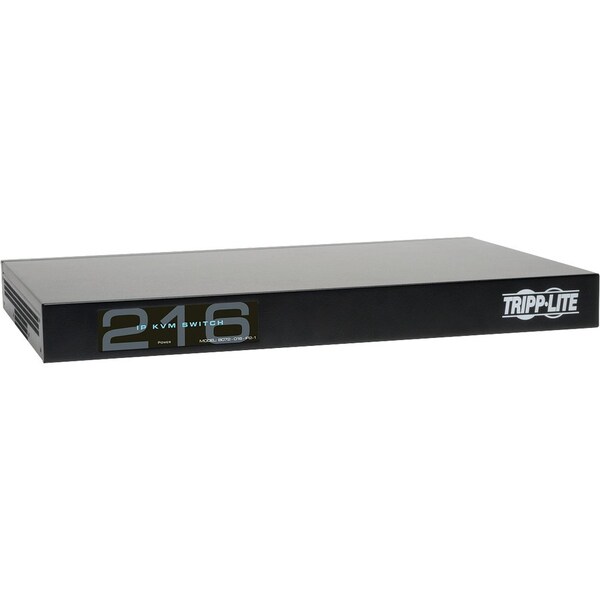 Tripp Lite 16-PORT CAT5 IP KVM SWITCH 1 LOCAL 2 REMOTE USER 1URM RACKMOUNT - B072-016-IP2