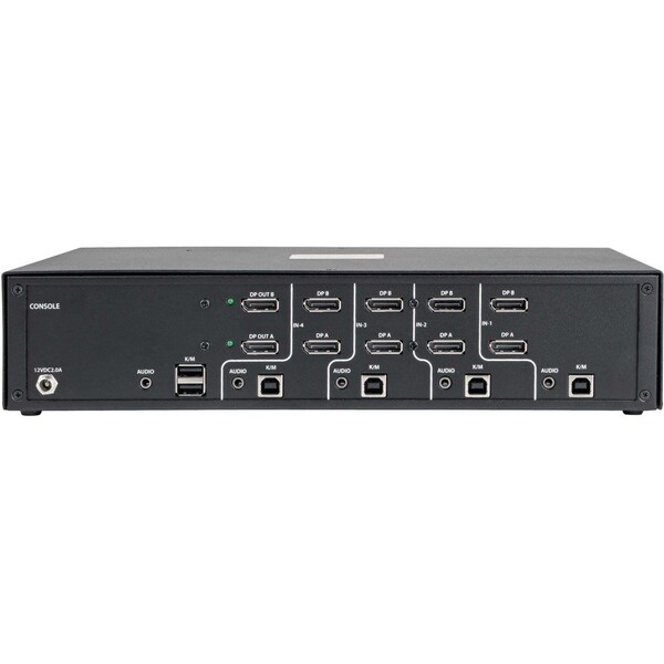 Tripp Lite SECURE KVM SWITCH 4-PORT DISPLAYPORT DUAL MONITOR NIAP PP3.0 - B002-DP2A4
