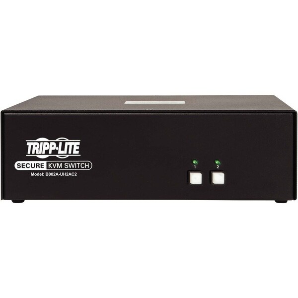 Tripp Lite 2-PORT DUAL-MONITOR SECURE KVM SWITCH 4K - B002A-UH2AC2