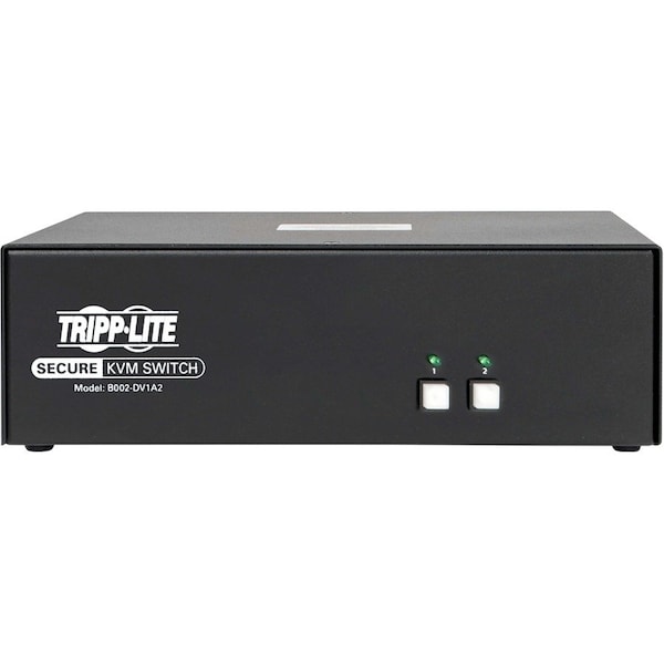 Tripp Lite SECURE KVM SWITCH 2-PORT DVI + AUDIO NIAP PP3.0 CERTIFIED DVI-I - B002-DV1A2
