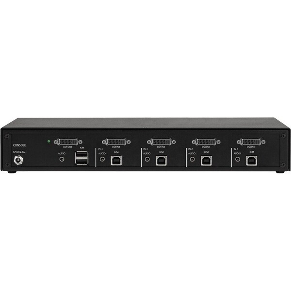 Black Box NIAP4 SECURE KVM SWITCH, SINGLE HEAD, 4-PORT, DVI-I. IF OUTSIDE TAPE IS BROKEN,  - KVS4-1004D