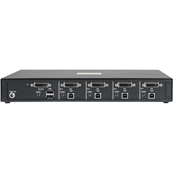 Tripp Lite SECURE KVM SWITCH 4-PORT DVI + AUDIO NIAP PP3.0 CERTIFIED DVI-I - B002-DV1A4