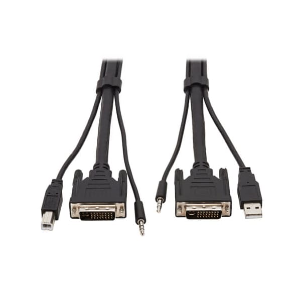 Tripp Lite Dvi Kvm Cable Kit 3 In 1 Dvi, P784-010 - P784-010