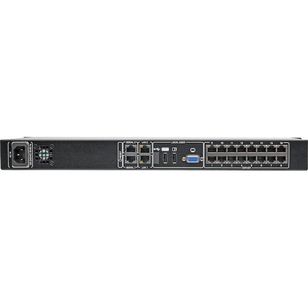 Tripp Lite 16-PORT CAT5 IP KVM SWITCH COMPACT 1+1 USER RACKMOUNT - B072-016-1-IP