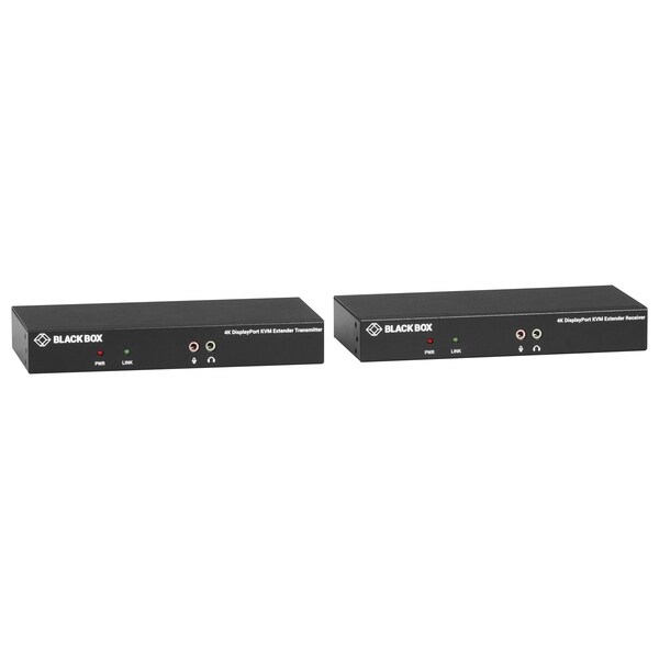Black Box Kvx Series Displayport Fiber Kvm Extender, Sh, Tx+Rx - KVXLCDPF-100