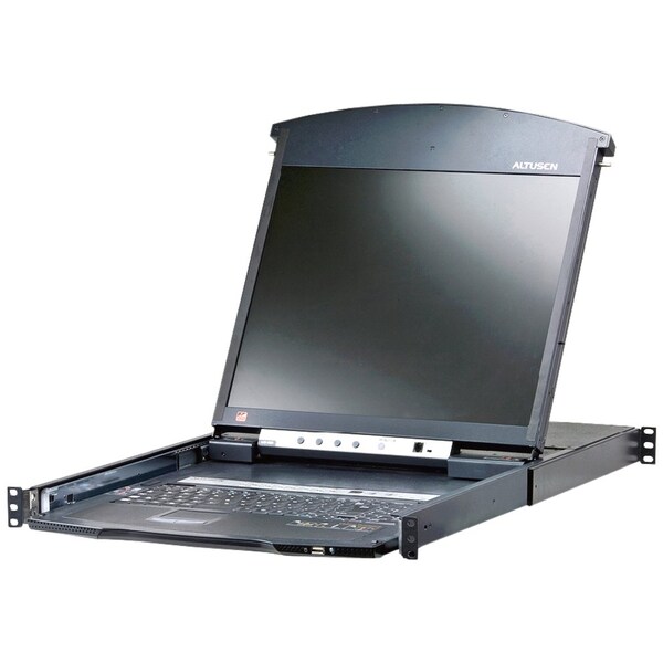 Aten 17 Dualrail 8Portcat5Lcd Kvm Overnet - KL1508AIM