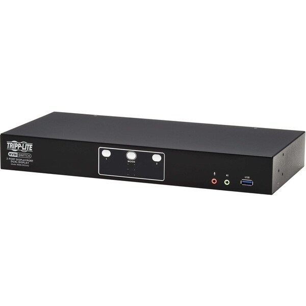 Tripp Lite DISPLAYPORT KVM SWITCH DUAL-DISPLAY 2-PORT 4K60HZ USB 3.2 GEN 1 - B006-DP2UA2