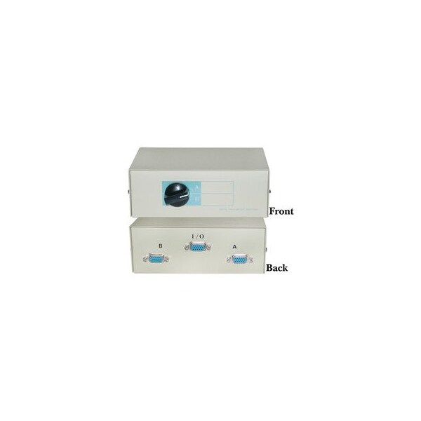 Swe-Tech 3C AB 2 Way Switch Box, HD15 VGA Female - FWT40H1-03602