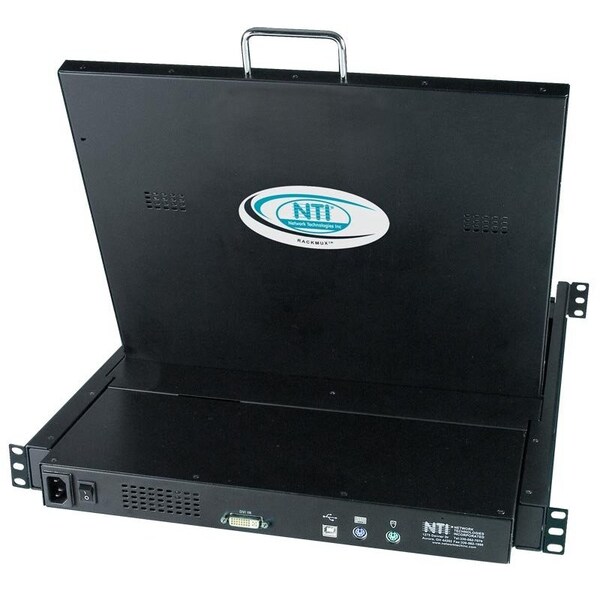 Network Technologies 17.1 Inch Hi-Res Dvi Lcd Usb - RACKMUX-D17HR-N-24V