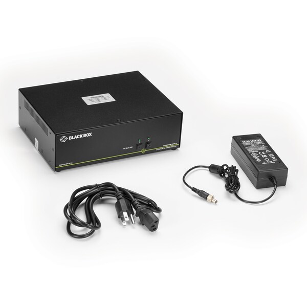 Black Box Secure Niap 3.0 Kvm Switch - Single-Head, Displayport, Cac, 4K, 2-Port - SS2P-SH-DP-UCAC