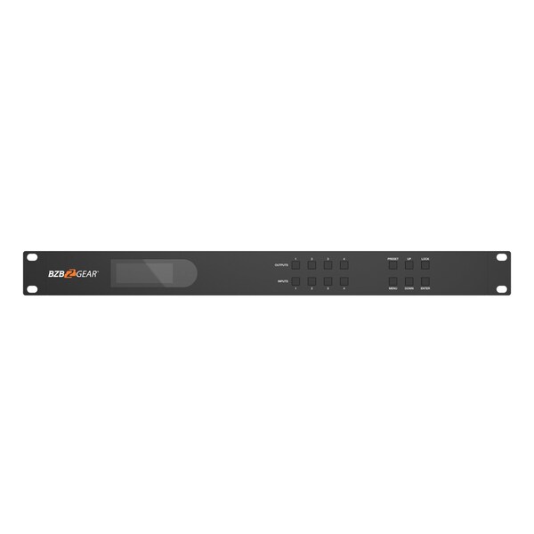 Bzbgear 4X4 4K UHD Seamless HDMI Matrix Switcher/Video Wall Processor/MultiViewer - BG-4K-VP44