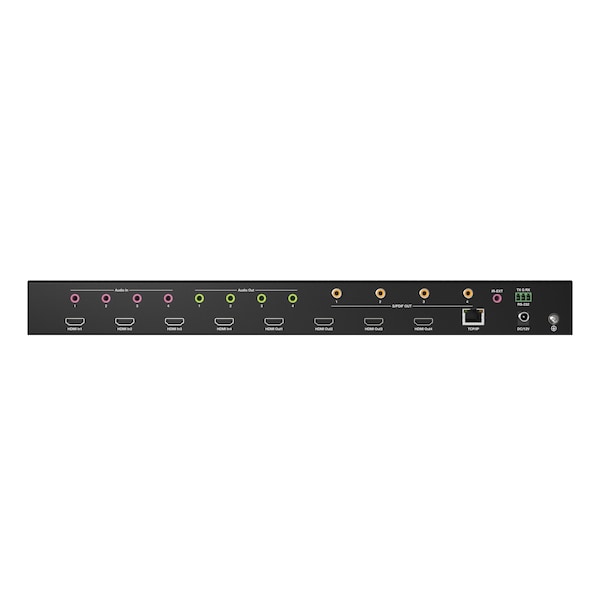 Bzbgear 4X4 4K UHD Seamless HDMI Matrix Switcher/Video Wall Processor/MultiViewer - BG-4K-VP44