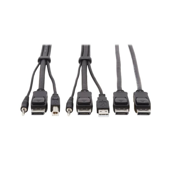 Tripp Lite Dual Displayport Kvm Cable Kit, P783-010-DP - P783-010-DP