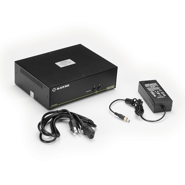 Black Box Secure Niap 3.0 Kvm Switch - Dual-Head, Displayport, 4K, 2-Port - SS2P-DH-DP-U