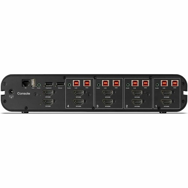 Belkin BELKIN 4-PORT DUAL HEAD DP/HDMI TO DP/HDMI VIDEO SECURE DESKTOP KVM SWITCH PP4.0 - F1DN204KVM-UN-4