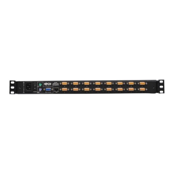 Tripp Lite Rack Console KVM, 16-Port, 19" LCD, 1U - B020-016-17-IP