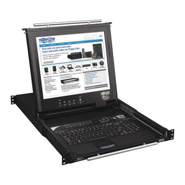 Tripp Lite Rack Console KVM, 16-Port, 19" LCD, 1U - B020-016-17-IP