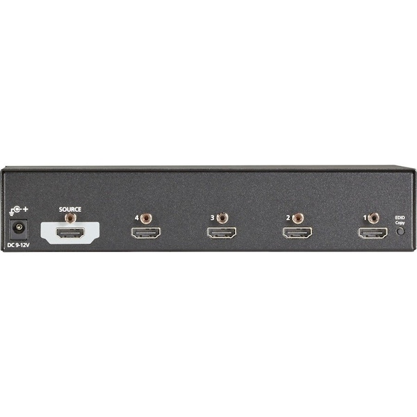 Black Box Black Box 4K HDMI Splitter - 1x4 - 3840 x 2160 - 1 x HDMI In - 4 x HDMI Out - TAA Compliant - VSPHDMI1X44K