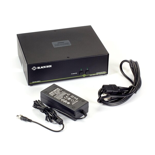 Black Box Secure Niap 3.0 Kvm Switch - Dual-Head, Hdmi, 4K, 2-Port - SS2P-DH-HDMI-U