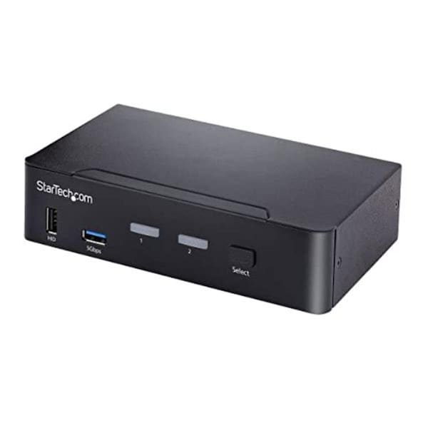Ezgeneration USB C KVM Switch, 2 Port DisplayPort KVM with 4K 60Hz UHD HDR Video - EZ3446962