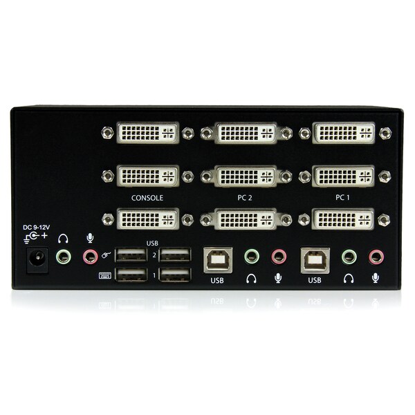 Startech.Com 2 Port Triple Monitor DVI USB KVM Switch with Audio - SV231TDVIUA