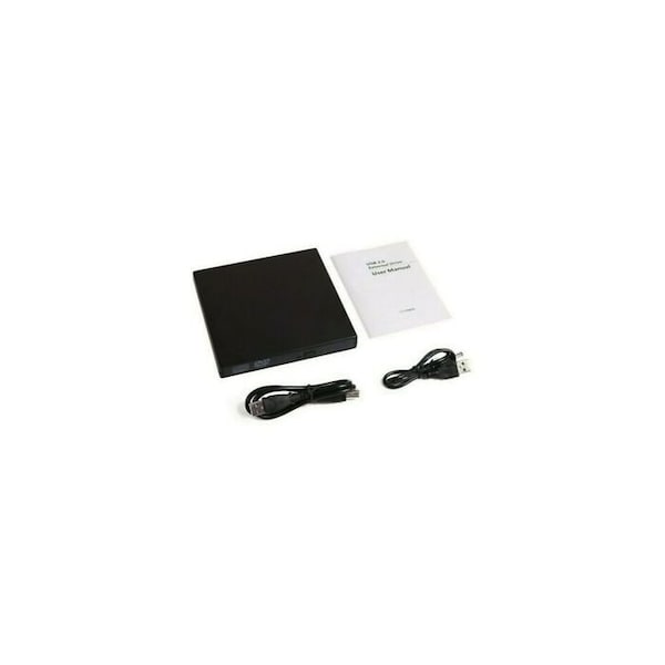 Sanoxy Slim External CD DVD RW Drive USB 3.0 Writer Burner Player Black For Laptop PC - SNX-PP-195326822498