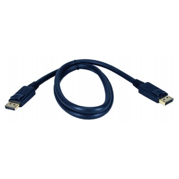 Qvs 6 ft. DisplayPort Cable with Latching Connectors - Male-to-Male - DP-06