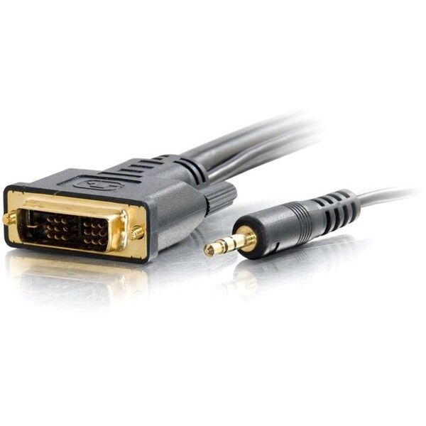 C2G 6Ft Pro Series Dvi-Dandtrade; + 3.5Mm Cl2 M/M Single Link Digital - 41240