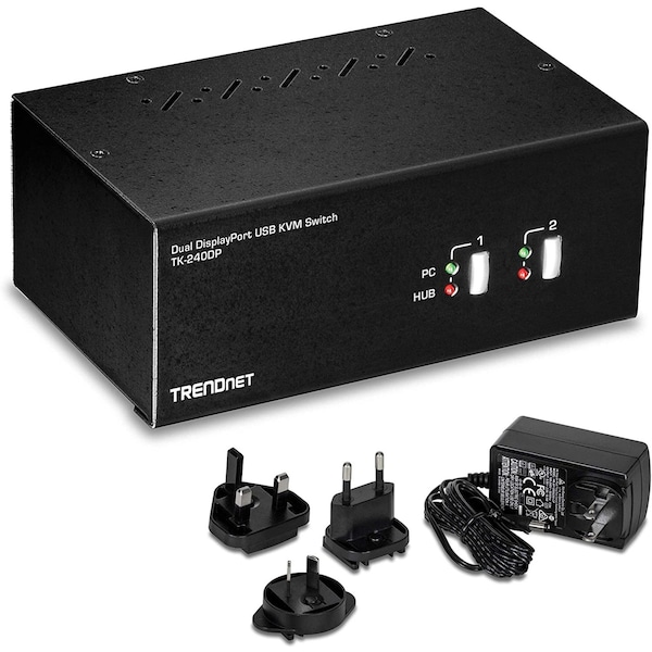 Trendnet Dual Monitor DisplayPort, TK240DP - TK240DP