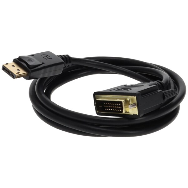 Add-On Addon 6Ft Displayport Male To Dvi-D Dual Link (24+1 Pin) Male Black - DISPLAYPORT2DVI6F